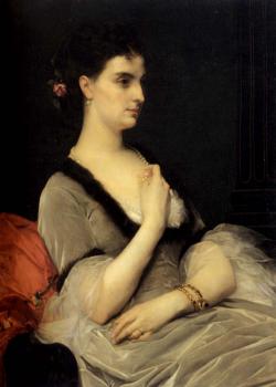 Alexandre Cabanel : Portrait of Countess E A Vorontsova Dashkova